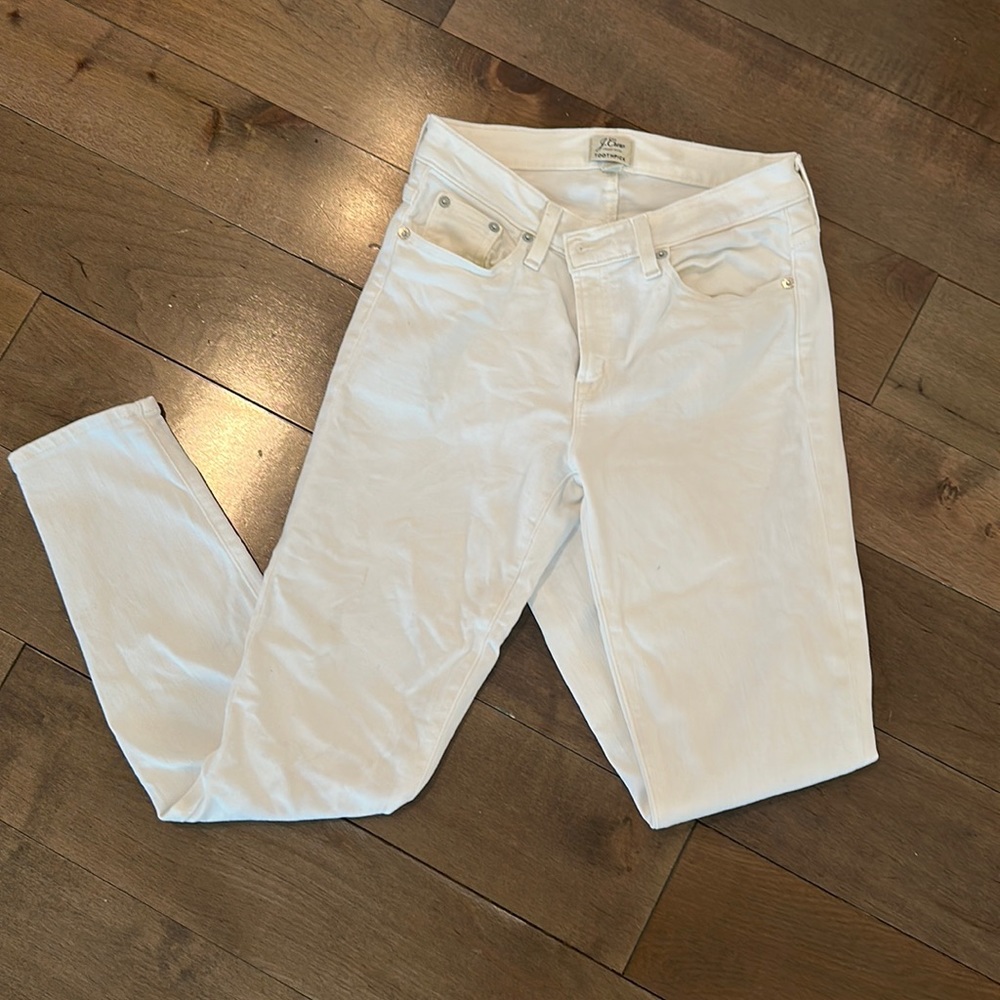 J Crew white jeans